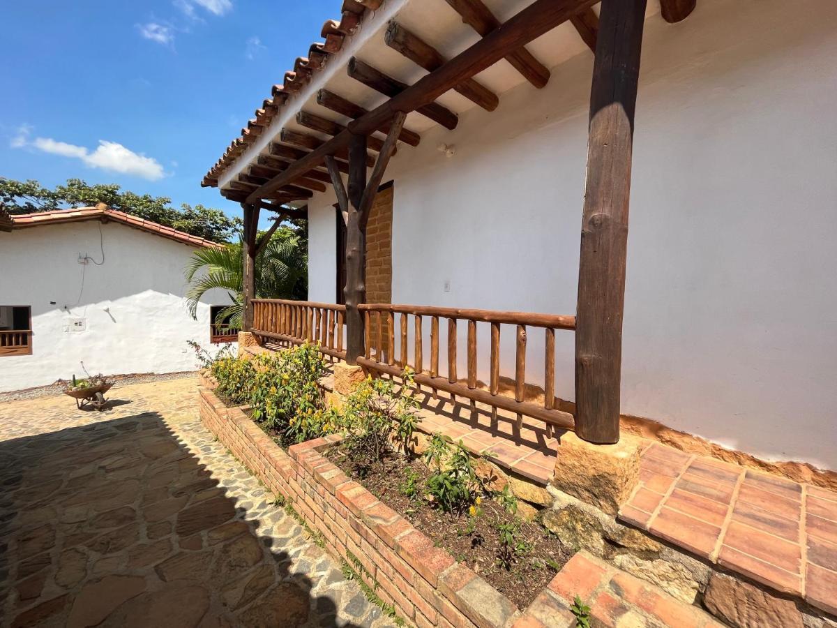 Ecohotel Barichara Bagian luar foto