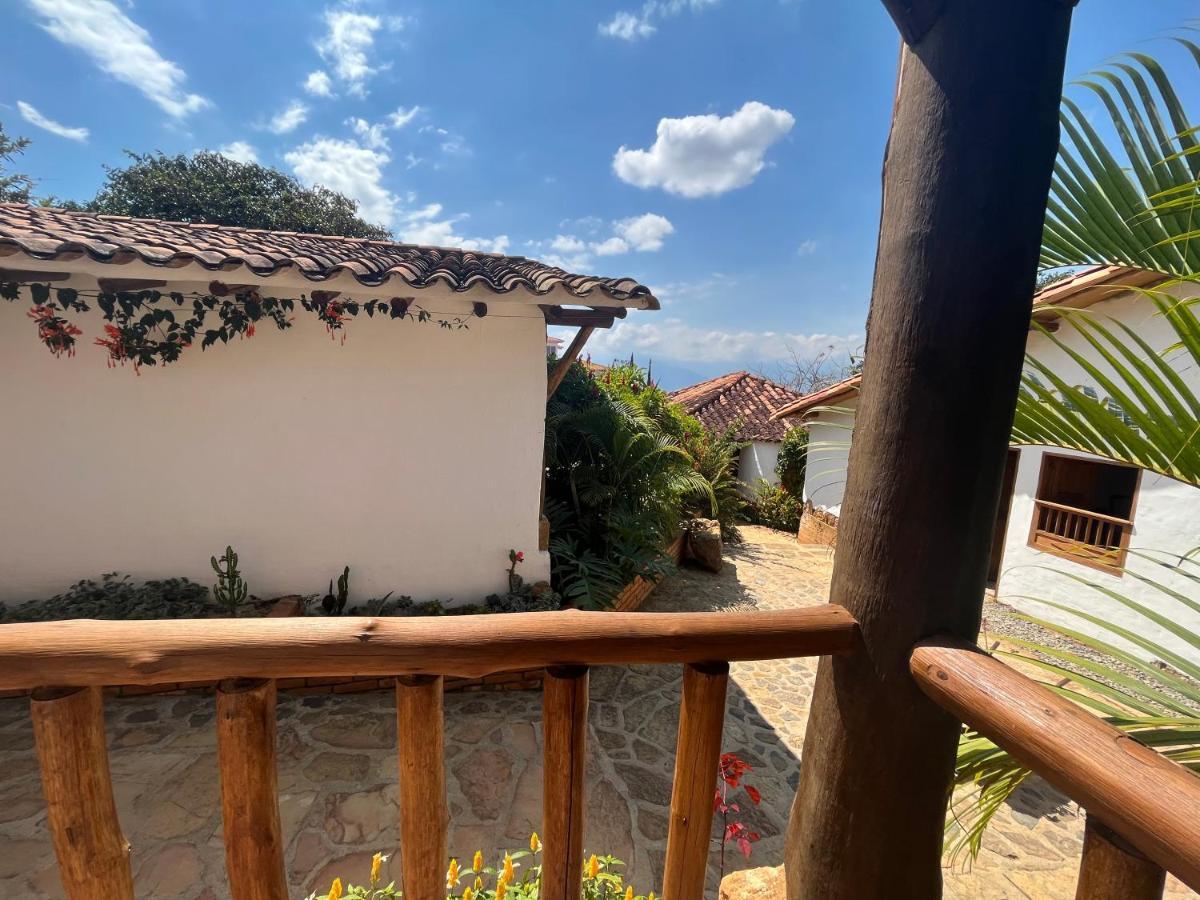 Ecohotel Barichara Bagian luar foto