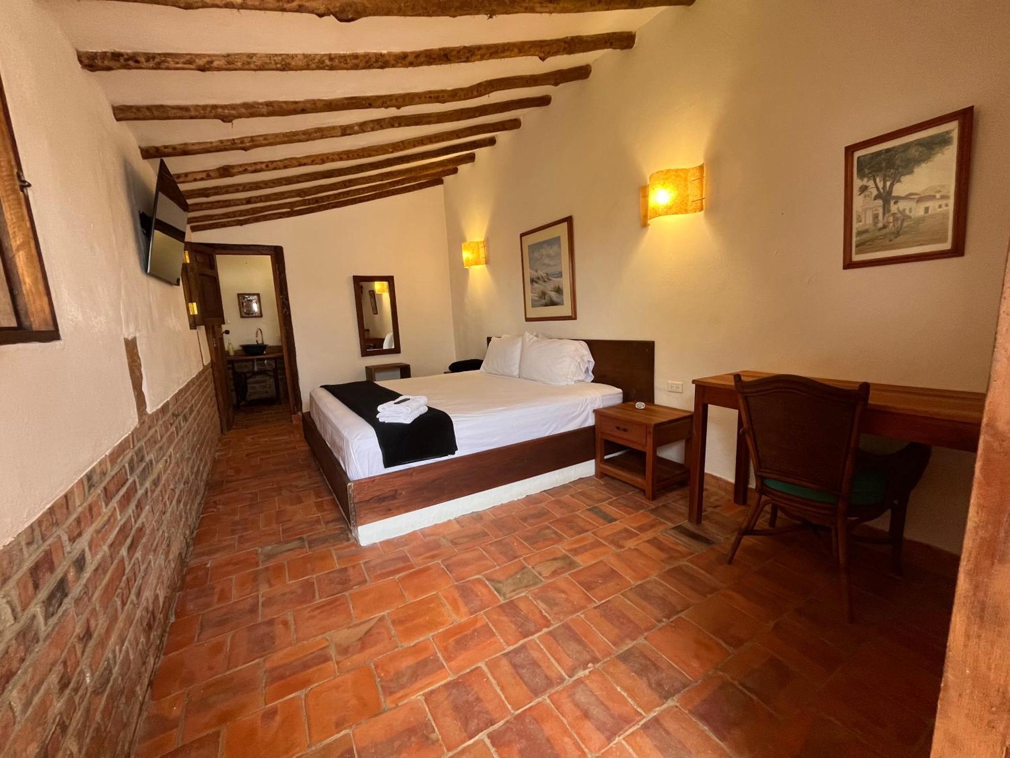 Ecohotel Barichara Bagian luar foto