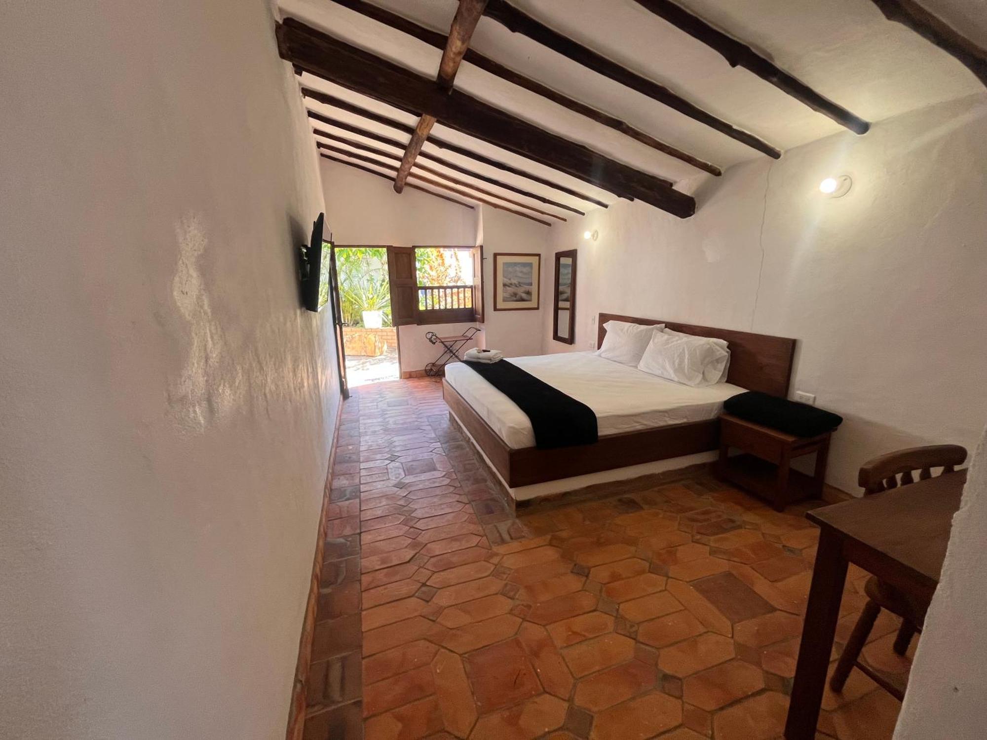 Ecohotel Barichara Bagian luar foto