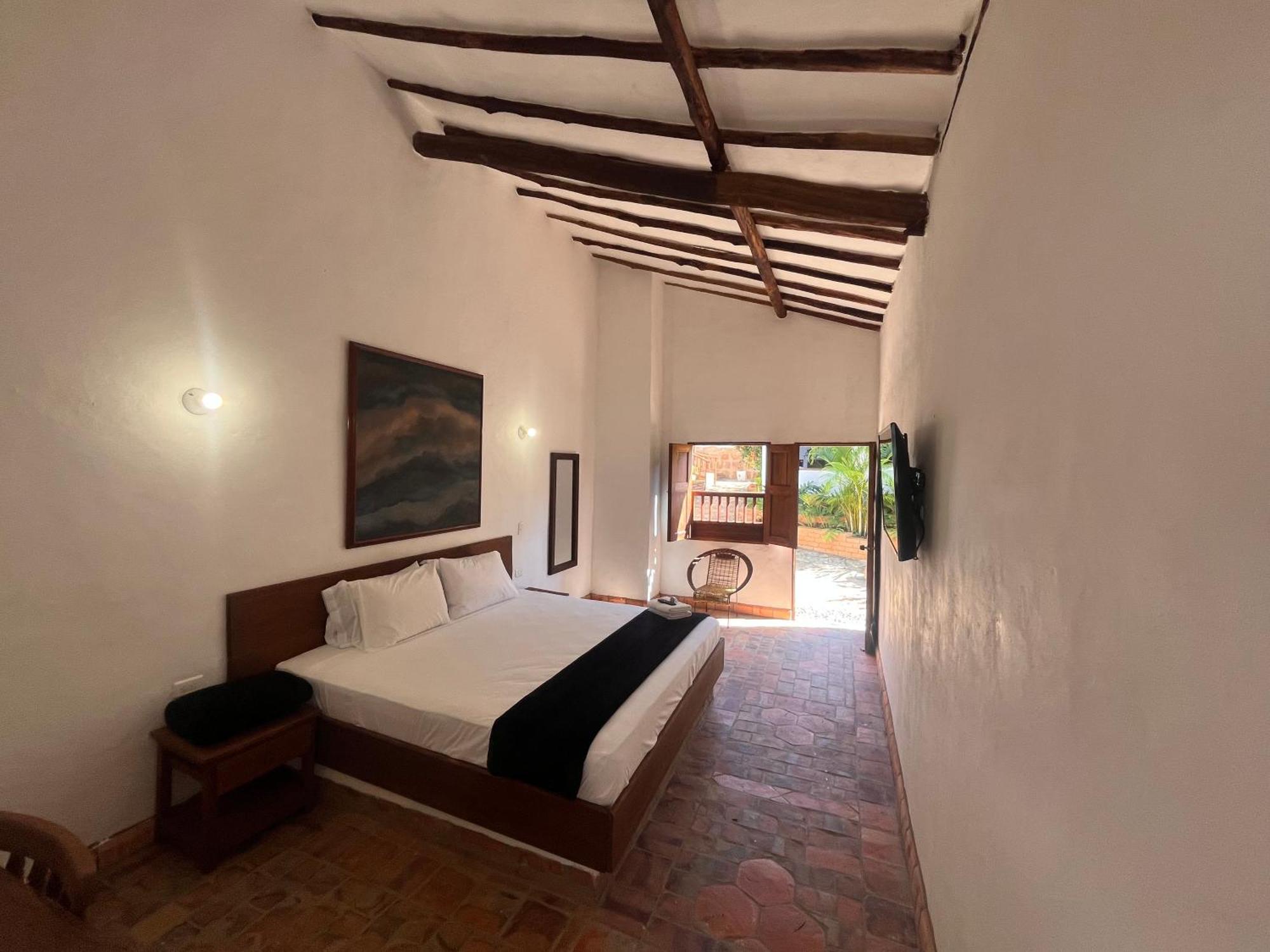 Ecohotel Barichara Bagian luar foto