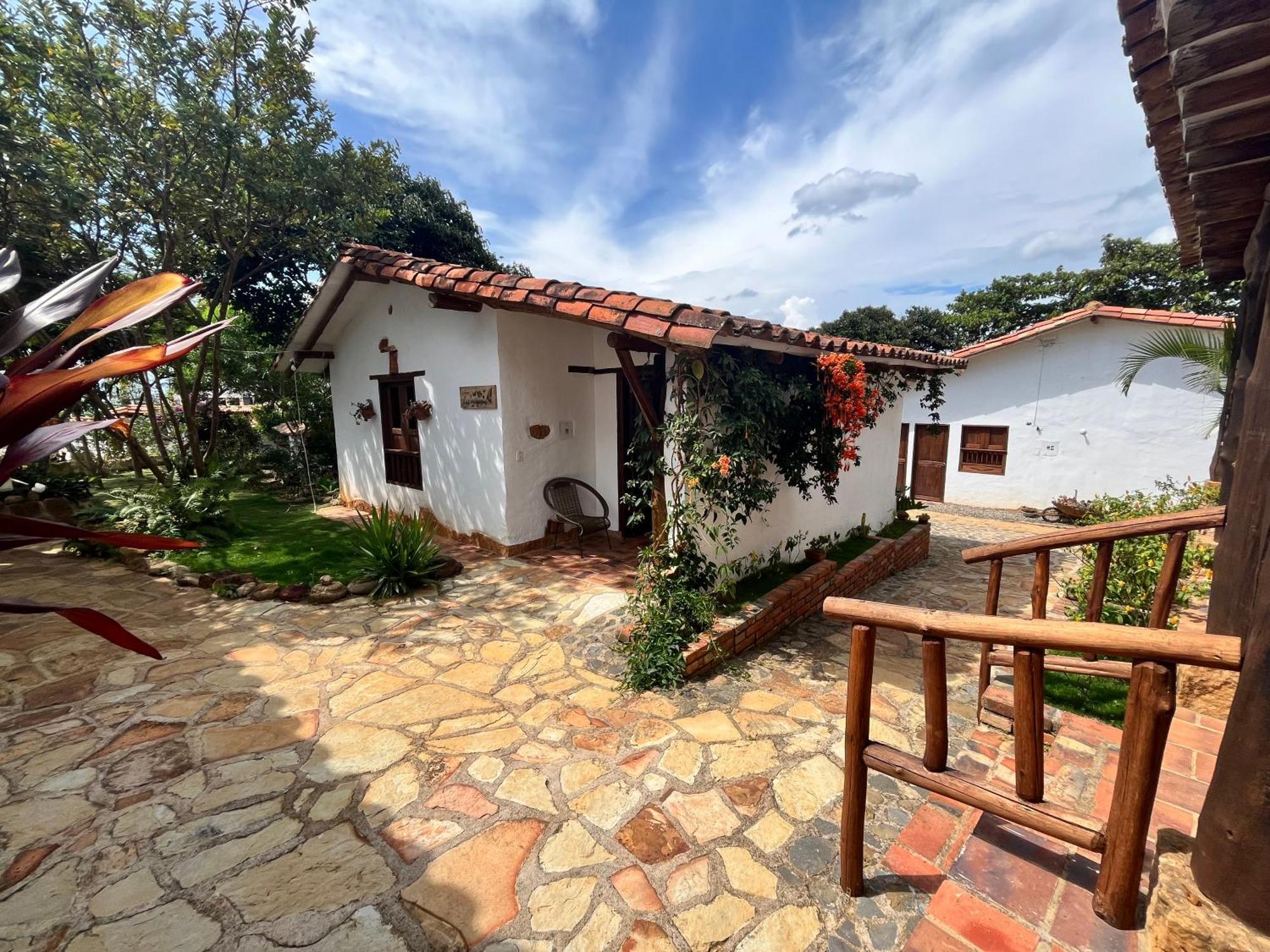 Ecohotel Barichara Bagian luar foto