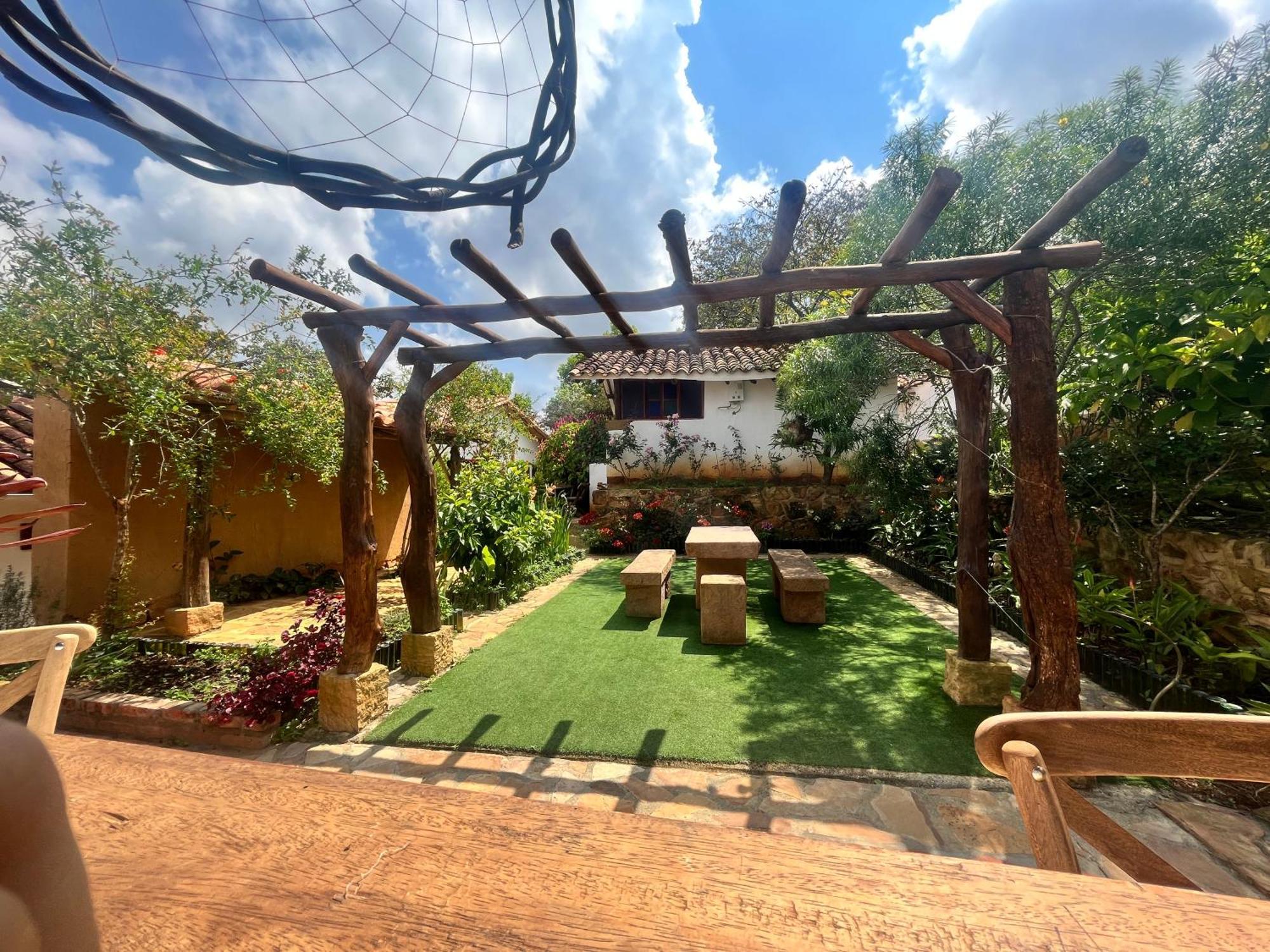 Ecohotel Barichara Bagian luar foto