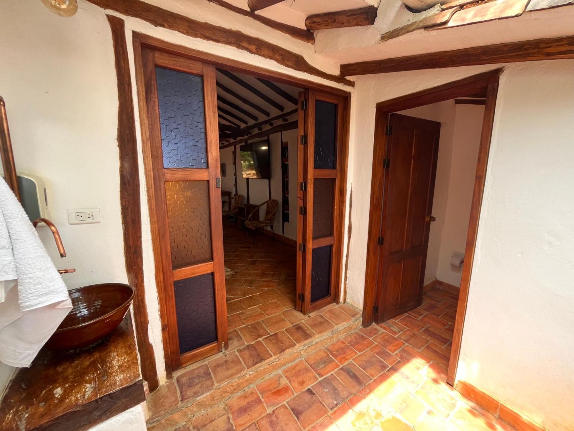 Ecohotel Barichara Bagian luar foto