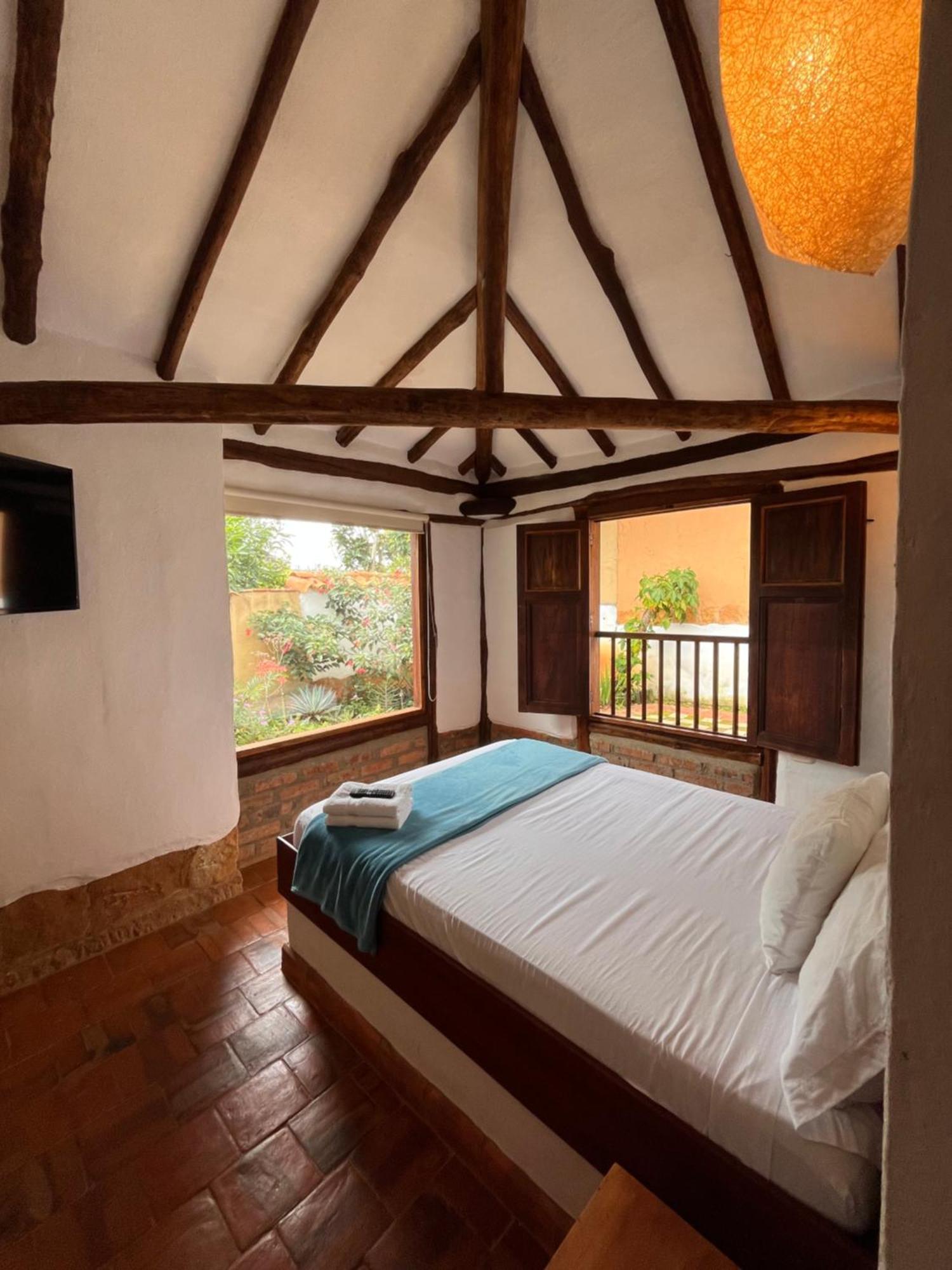 Ecohotel Barichara Bagian luar foto
