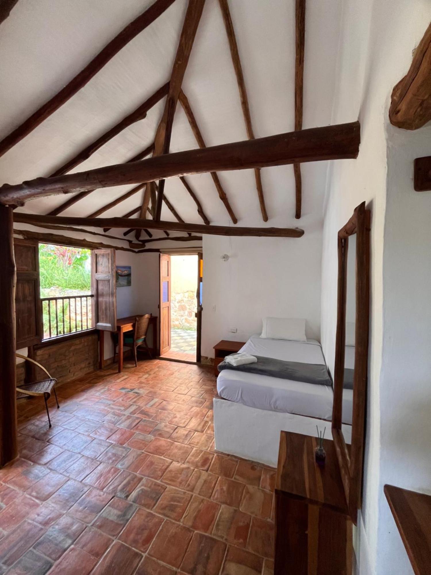 Ecohotel Barichara Bagian luar foto