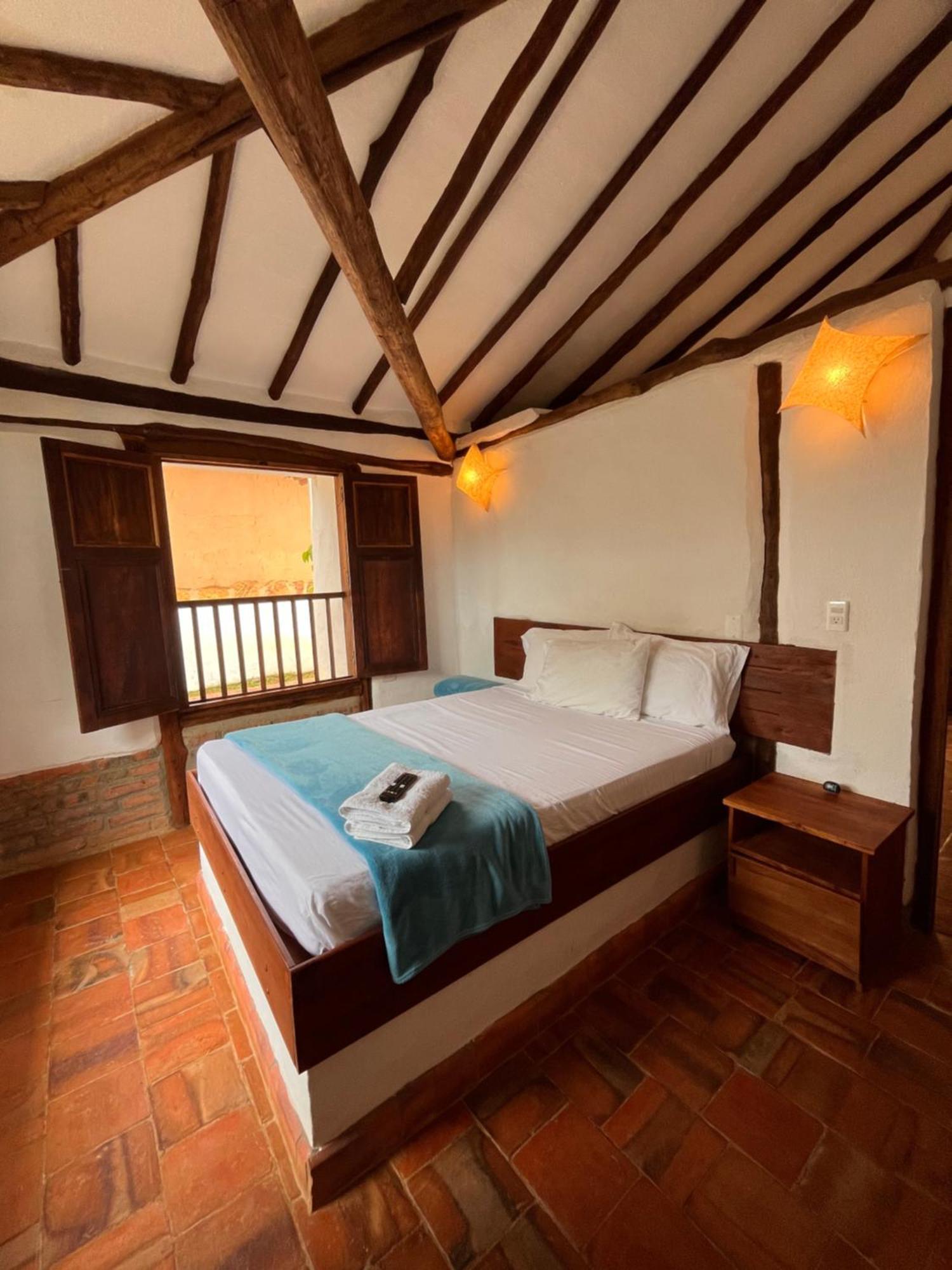 Ecohotel Barichara Bagian luar foto