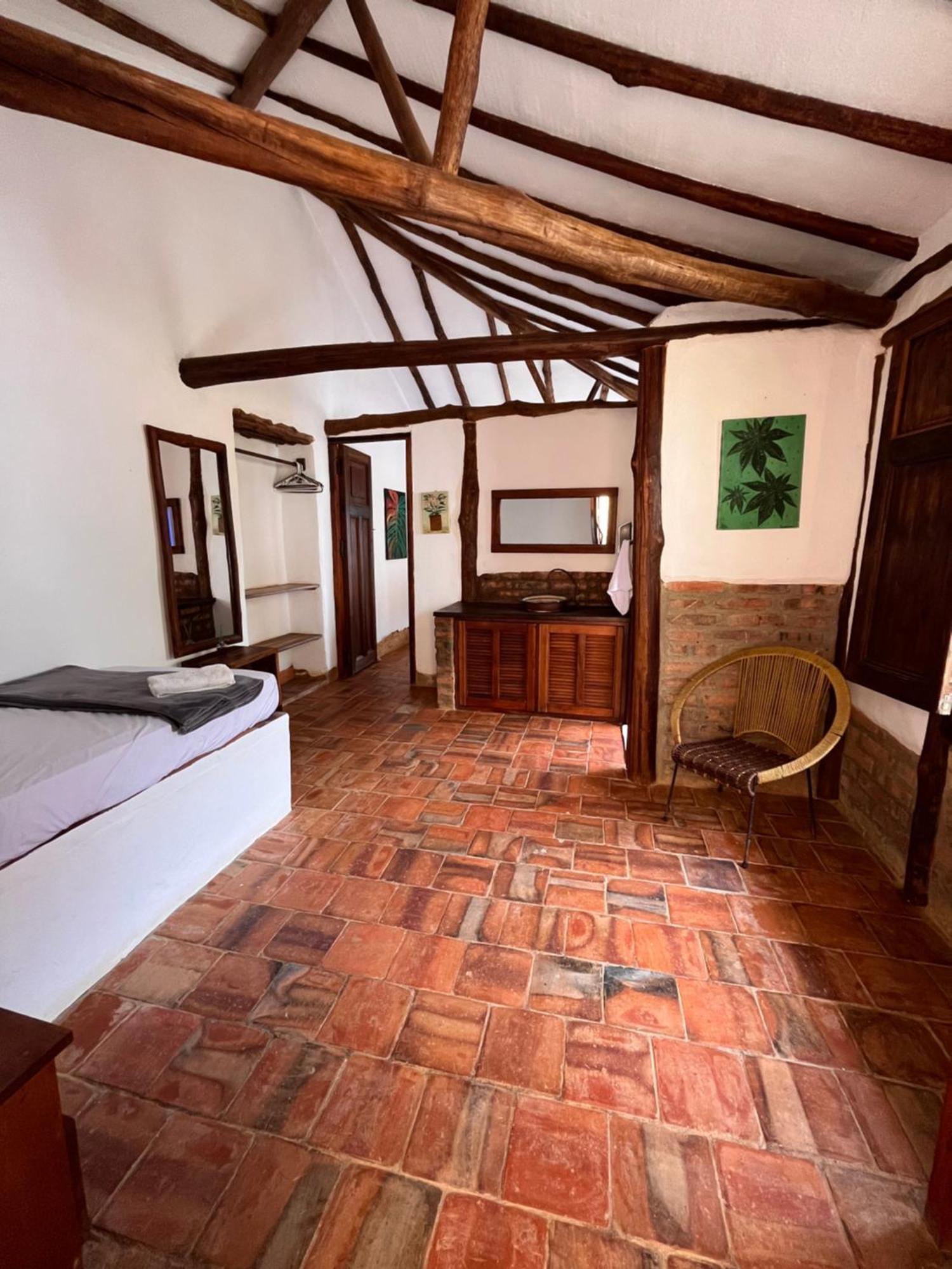 Ecohotel Barichara Bagian luar foto