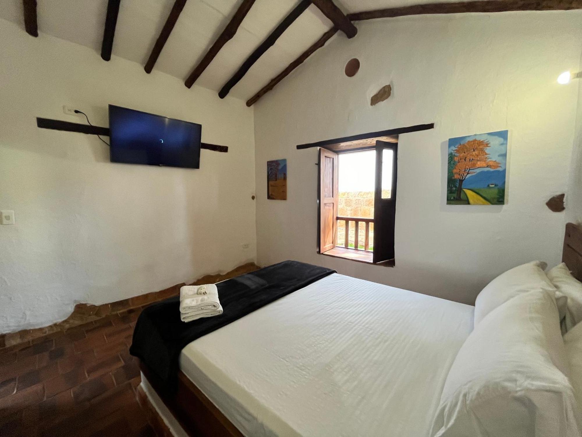 Ecohotel Barichara Bagian luar foto